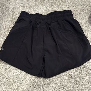 black lululemon running shorts!